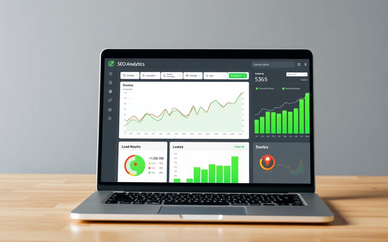 SEO analytics dashboard
